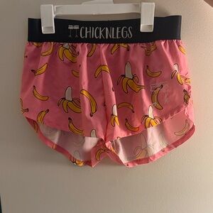 ChicknLegs Black Shorts with Fun Print